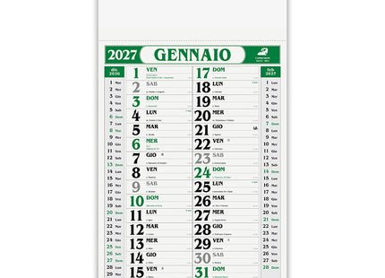 Calendario olandese personalizzato 2027 Gigante