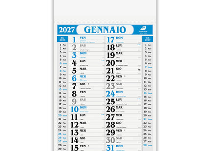 Calendario olandese personalizzato 2027 Gigante