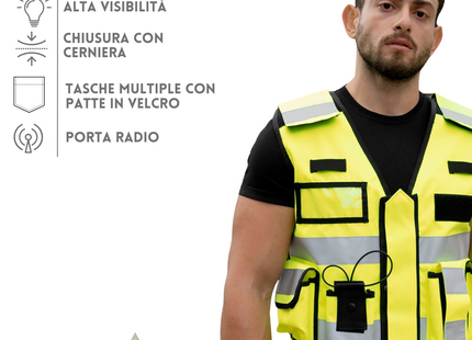 gilet ad alta visibilità tactical personalizzati KXTAC
