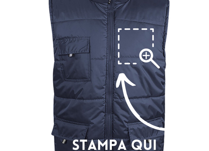 Gilet da lavoro personalizzato PM714