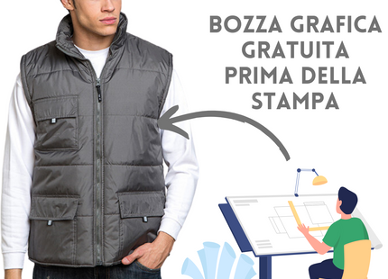 Gilet da lavoro personalizzato PM714
