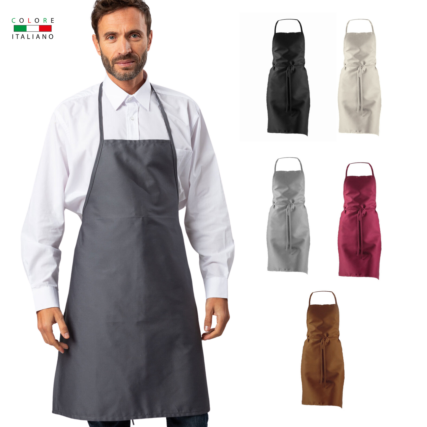 Grembiuli Basic personalizzati da cucina | Cod. MI001