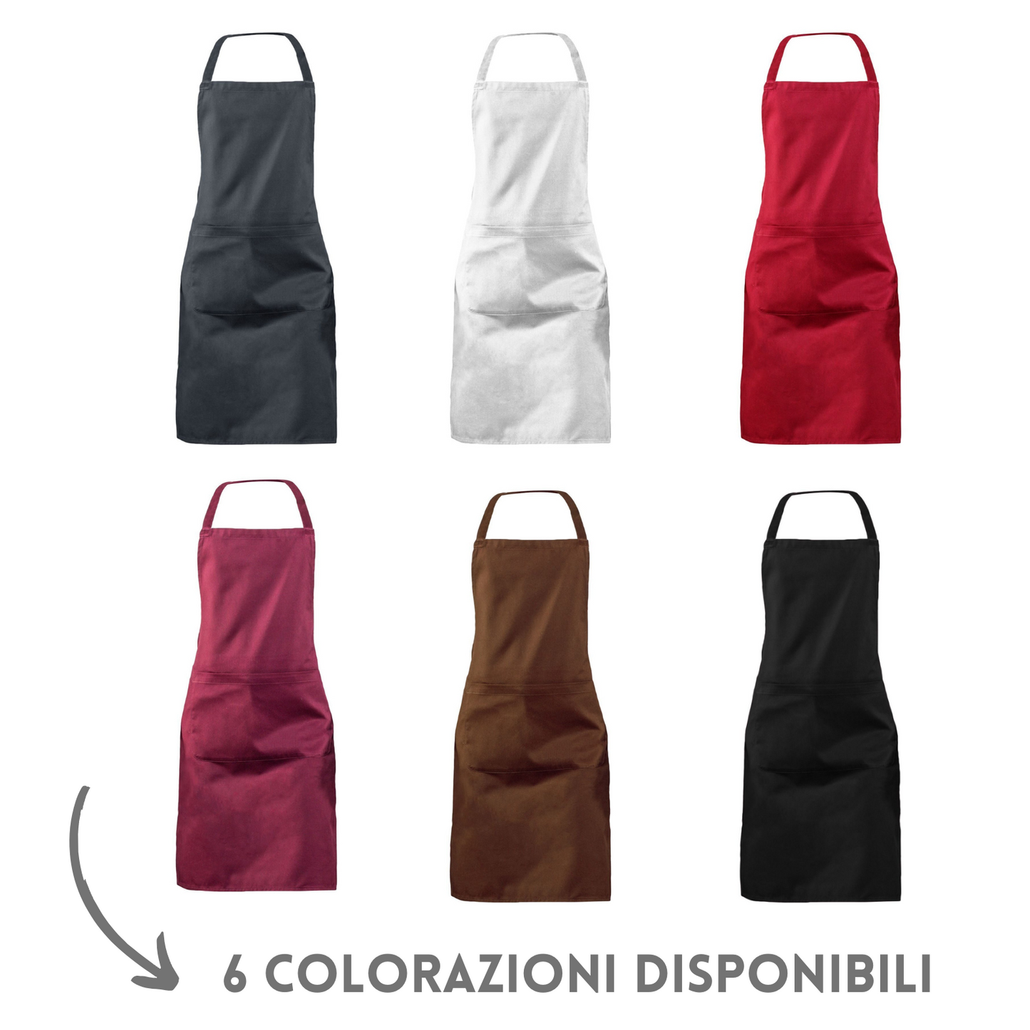 Grembiuli Classic personalizzati da cucina | Cod. MI051