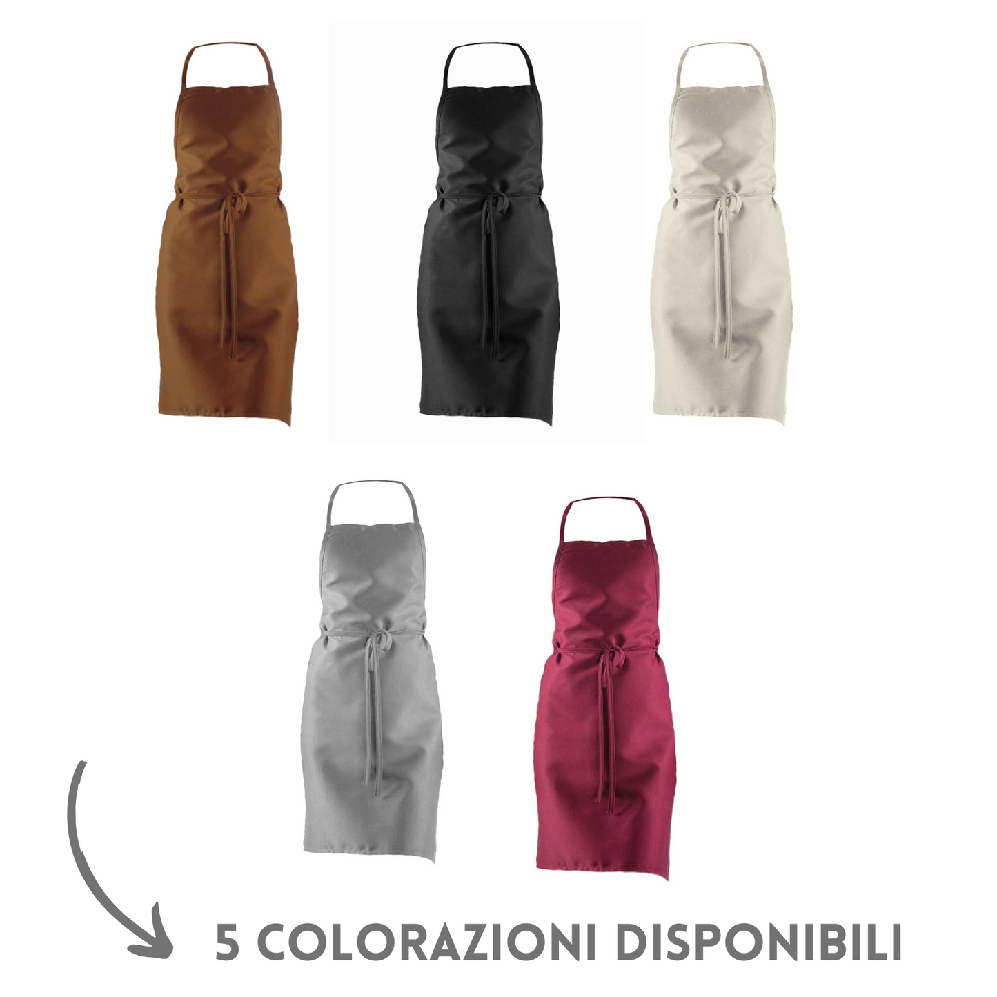 Grembiuli Basic personalizzati da cucina | Cod. MI001