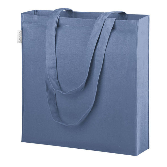 Shopper Cotone Canvas con Soffietto Gusset Personalizzabile