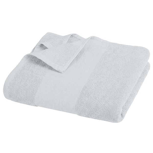 GYM PM925BI Telo Spugna Bianco Personalizzabile 50x100 cm