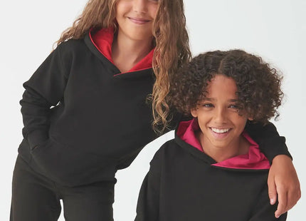 Felpa Bambino Kids Varsity Hoodie Just Hoods JH003J Personalizzabile - Kids Varsity Hoodie