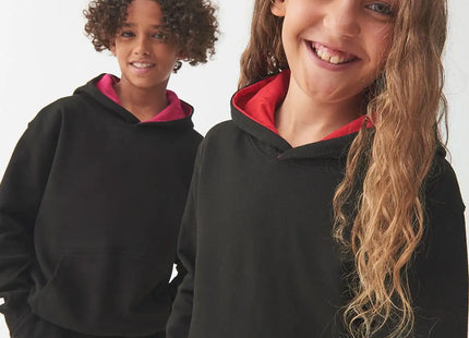 Felpa Bambino Kids Varsity Hoodie Just Hoods JH003J Personalizzabile - Kids Varsity Hoodie
