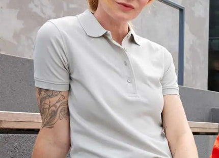Polo donna da lavoro in cotone organico misto personalizzabile – Daiber JN873