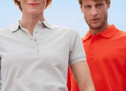 Polo donna da lavoro in cotone organico misto personalizzabile – Daiber JN873