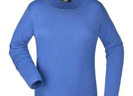 T-shirt donna JN903 in cotone a maniche lunghe - RY - royal