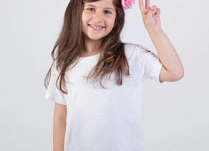 T-shirt ragazzo/bambino cotone pettinato personalizzabile – JUNIOR WHITE PM333