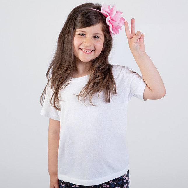 T-shirt ragazzo/bambino cotone pettinato personalizzabile – JUNIOR WHITE PM333