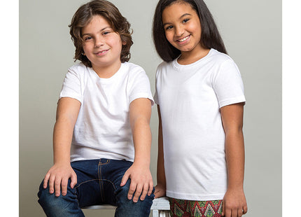 T-shirt ragazzo/bambino cotone pettinato personalizzabile – JUNIOR WHITE PM333