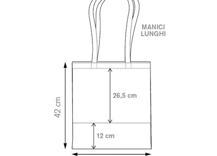 Shopper cotone e juta KARA PG244 personalizzabile