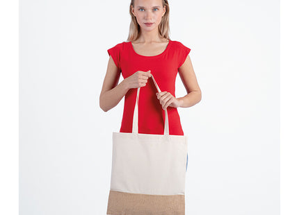 Shopper cotone e juta KARA PG244 personalizzabile