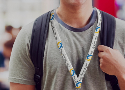 Lanyard porta badge personalizzati full print | Cod. Lana