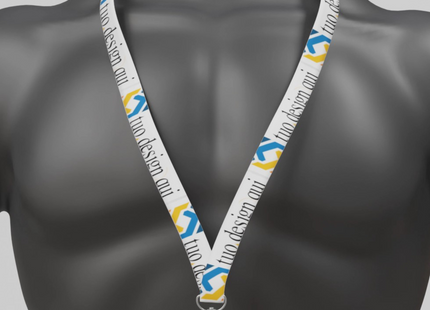Lanyard porta badge personalizzati full print | Cod. Lana
