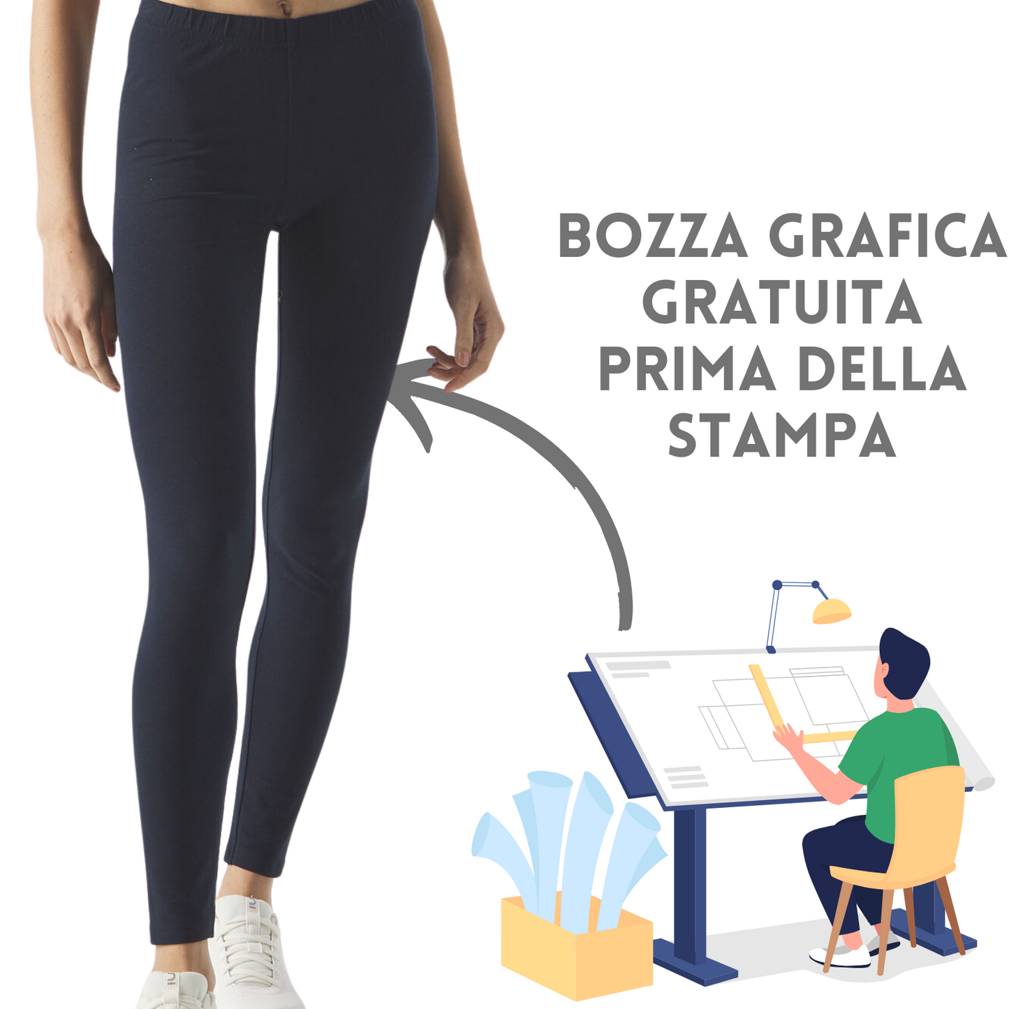 Leggins da palestra personalizzati | Cod. BSW460