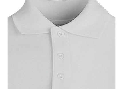 Polo mezza manica in polycotton, bianco personalizzabile – LOS ANGELES NK211