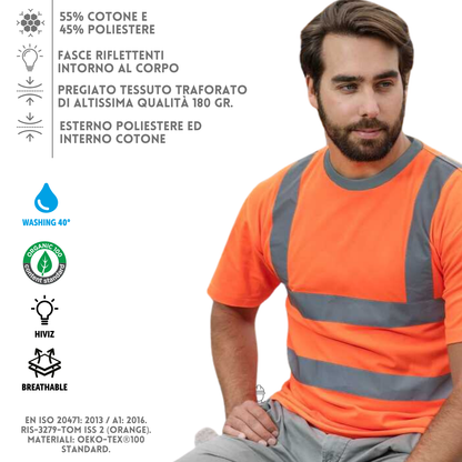 T-shirt da lavoro alta visibilità KXPCSHIRT