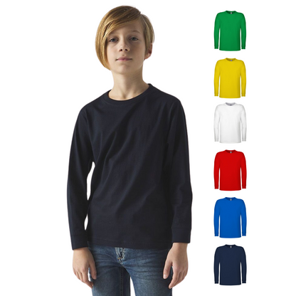 Magliette personalizzate a manica lunga bambino Cod. BSK100