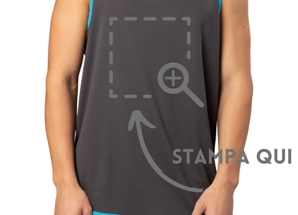 Canotte sportive unisex personalizzate | Cod. SP107