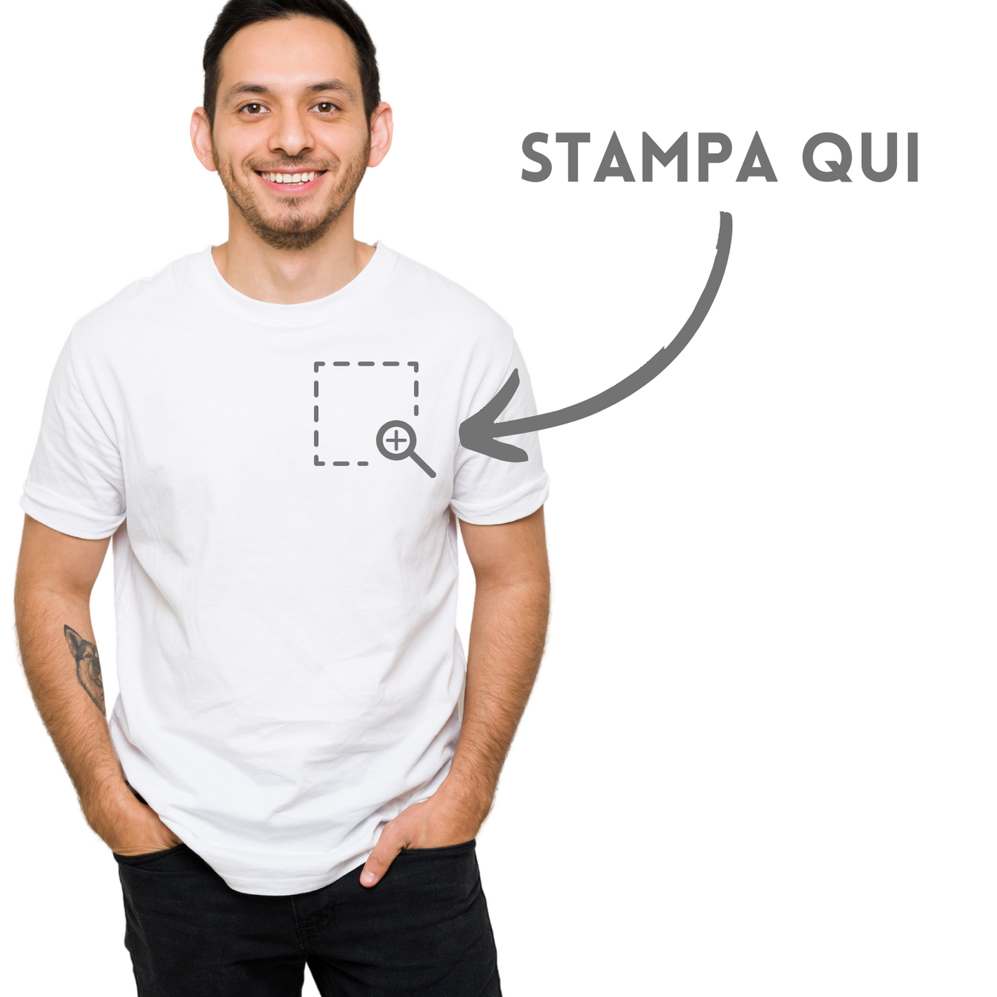 Magliette personalizzate in cotone organico | Cod. BS052