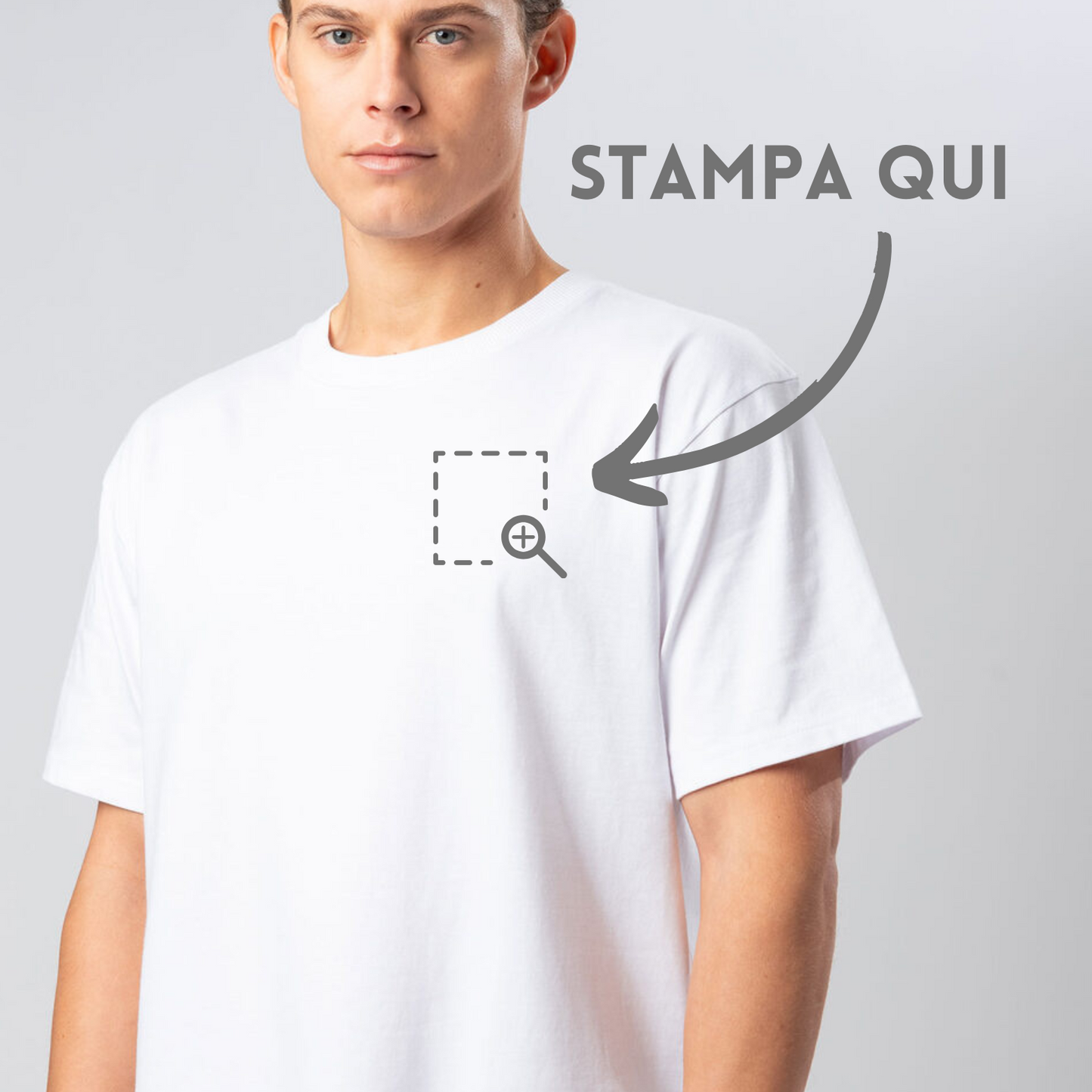 Magliette personalizzate cotone pesante | Cod. BS025