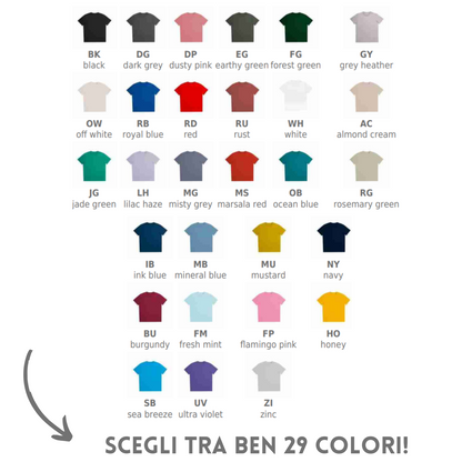 Magliette personalizzate in cotone organico | Cod. BS052