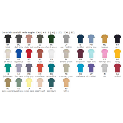 Magliette BS personalizzate in cotone organico | Cod. BS052