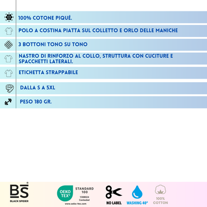 Polo personalizzate BS | Cod. BS201