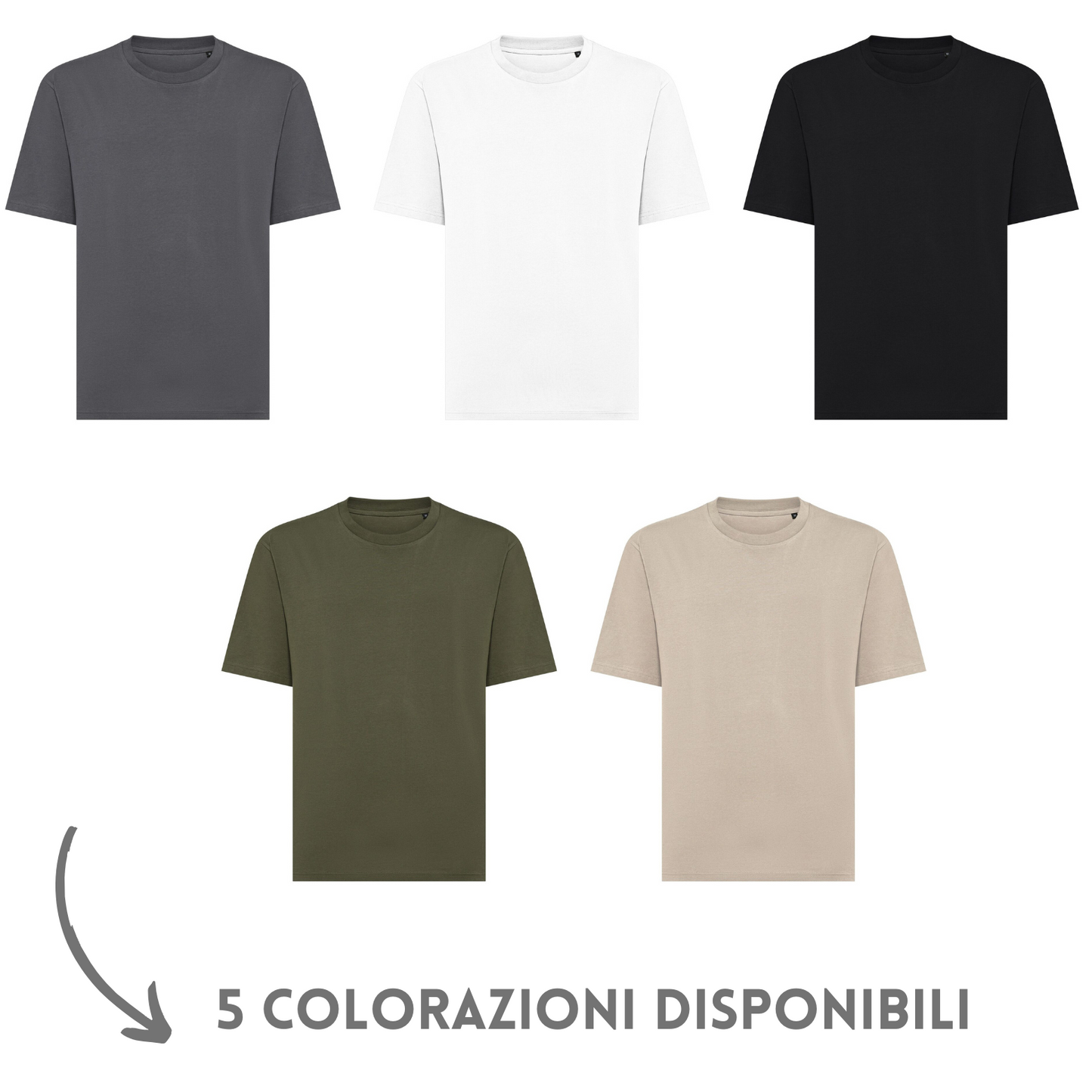 Magliette personalizzate oversize organic | Cod. BS053