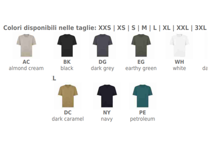 Magliette BBS personalizzate oversize organic | Cod. BS053