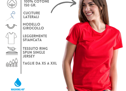 Magliette da donna personalizzate BSW150