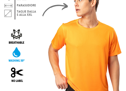 T-shirt sportive traspiranti personalizzate | Cod. SP111