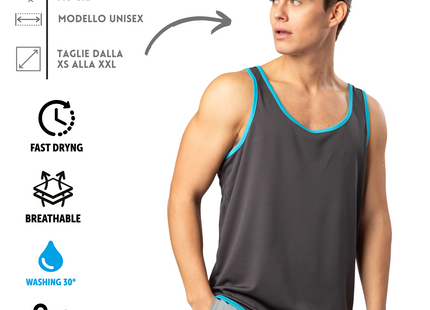 Canotte sportive unisex personalizzate | Cod. SP107