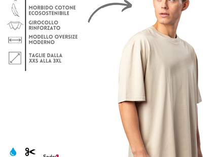 Magliette BBS personalizzate oversize organic | Cod. BS053