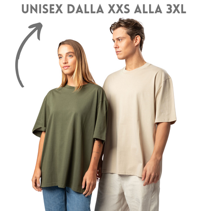 Magliette personalizzate oversize organic | Cod. BS053