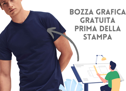 Magliette personalizzate a V Fruit Of The Loom | Cod. FR610660