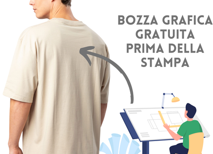 Magliette BBS personalizzate oversize organic | Cod. BS053