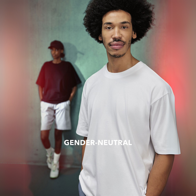 T-shirt oversize gender neutral personalizzate | Cod. BCTG001