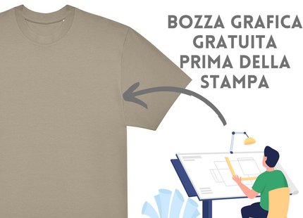 T-shirt oversize gender neutral personalizzate | Cod. BCTG001