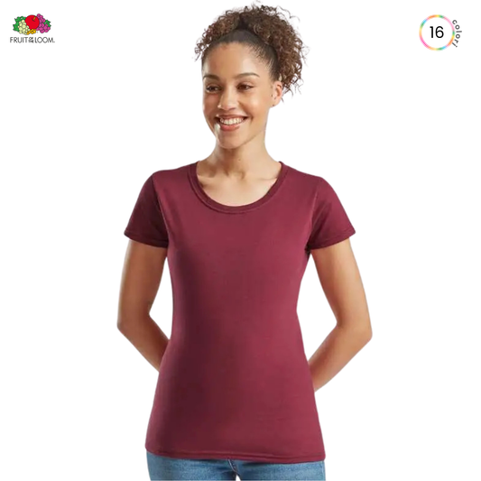 Magliette donna personalizzate Fruit of the Loom | Cod. FR614240