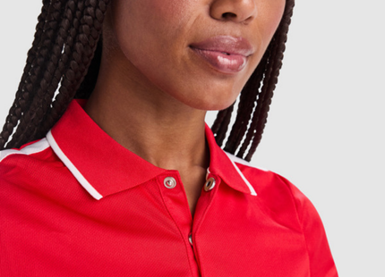 Polo sportiva da donna in poliestere riciclato | Cod. Tamil