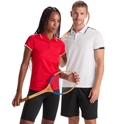 Polo sportiva da donna in poliestere riciclato | Cod. Tamil