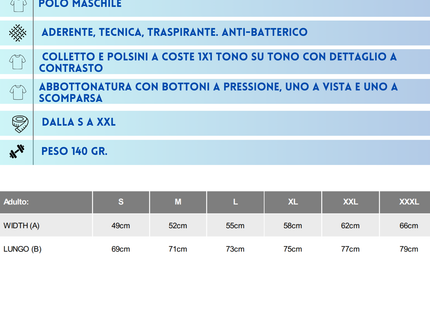 Polo sportiva da donna in poliestere riciclato | Cod. Tamil