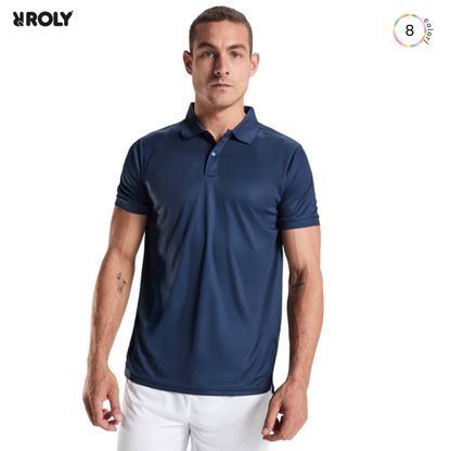 Polo sportiva uomo traspirante poliestere riciclato | Cod. Tormo Man