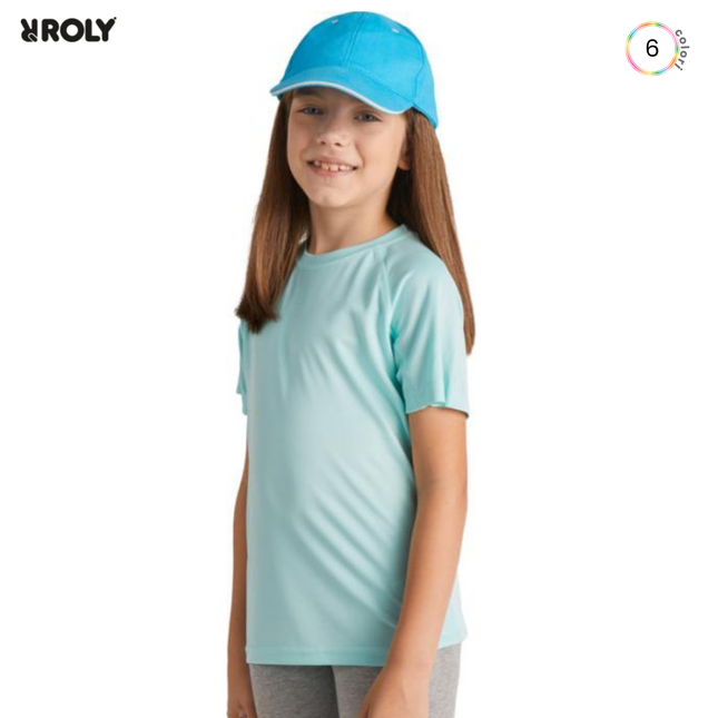 T-shirt sportive personalizzate bambino Roly 150gr. | Cod. Bahrain