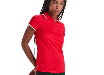 Polo sportiva da donna in poliestere riciclato | Cod. Tamil